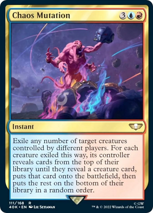 Image for Chaos Mutation (111) (Universes Beyond: Warhammer 40,000) - Magic: The Gathering