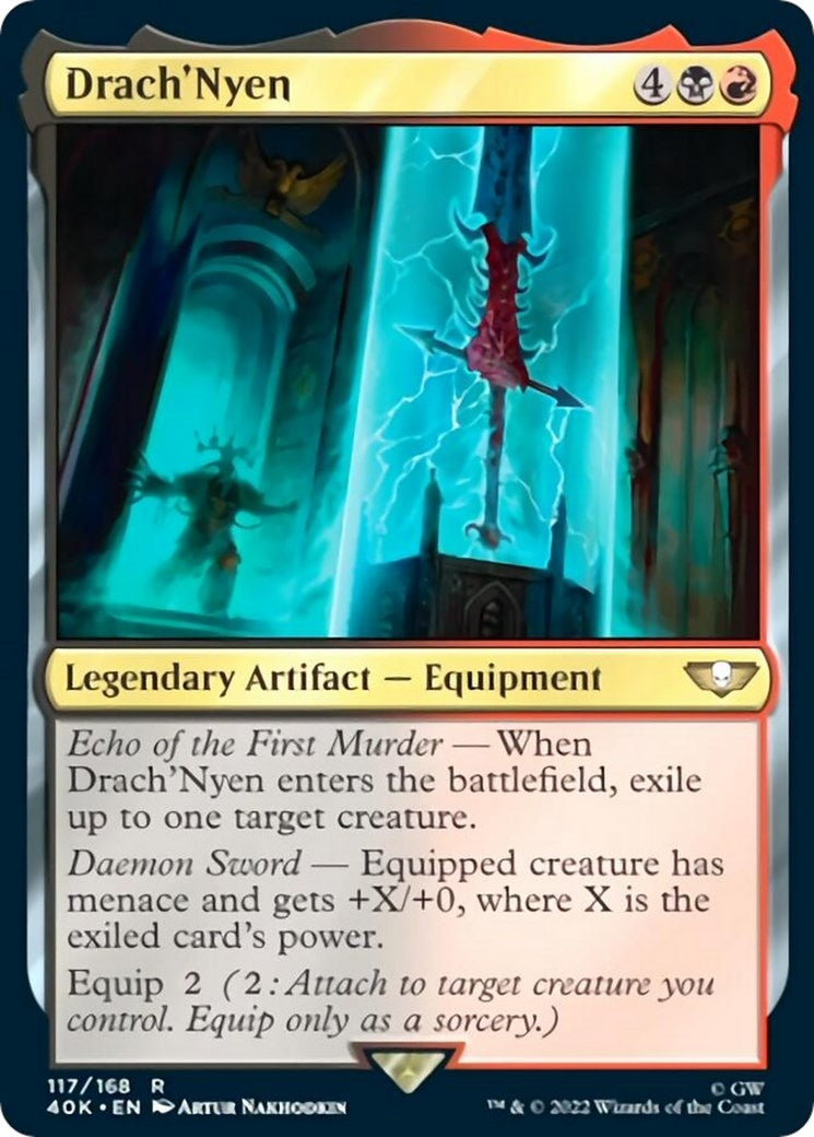 Image for Drach'Nyen (Surge Foil) (117) (Universes Beyond: Warhammer 40,000) - Magic: The Gathering