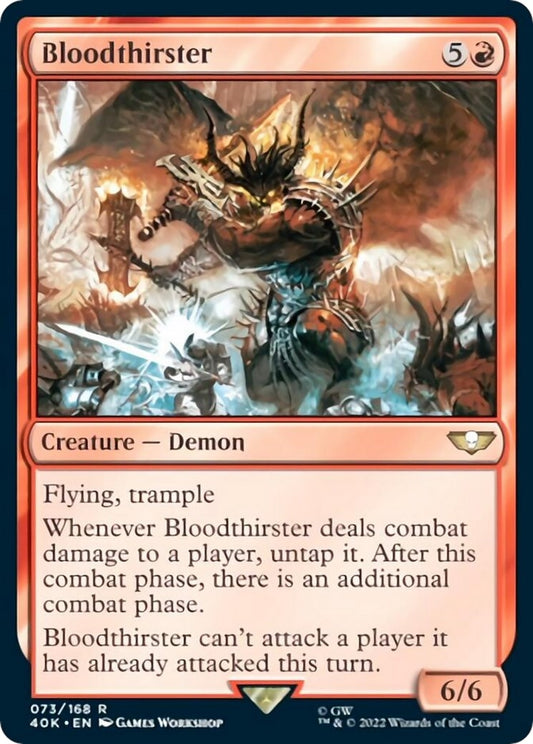 Image for Bloodthirster (Surge Foil) (73) (Universes Beyond: Warhammer 40,000) - Magic: The Gathering