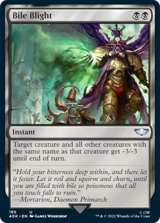 Image for Bile Blight (Surge Foil) (195) (Universes Beyond: Warhammer 40,000) - Magic: The Gathering