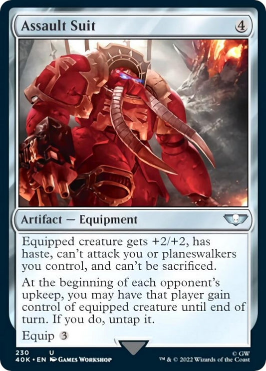 Image for Assault Suit (Surge Foil) (230) (Universes Beyond: Warhammer 40,000) - Magic: The Gathering