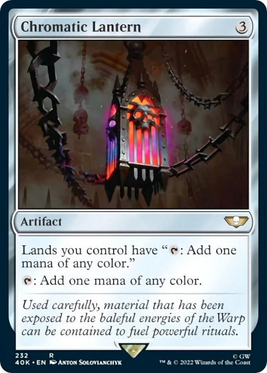 Image for Chromatic Lantern (Surge Foil) (232) (Universes Beyond: Warhammer 40,000) - Magic: The Gathering