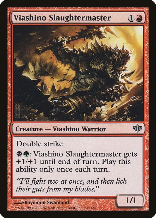 Image for Viashino Slaughtermaster (73) (Conflux) - Magic: The Gathering