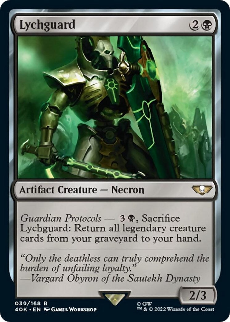Image for Lychguard (39) (Universes Beyond: Warhammer 40,000) - Magic: The Gathering