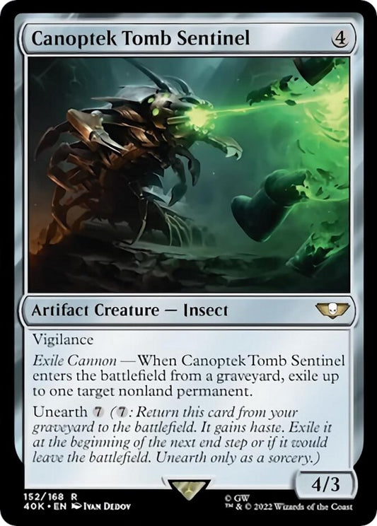 Image for Canoptek Tomb Sentinel (152) (Universes Beyond: Warhammer 40,000) - Magic: The Gathering