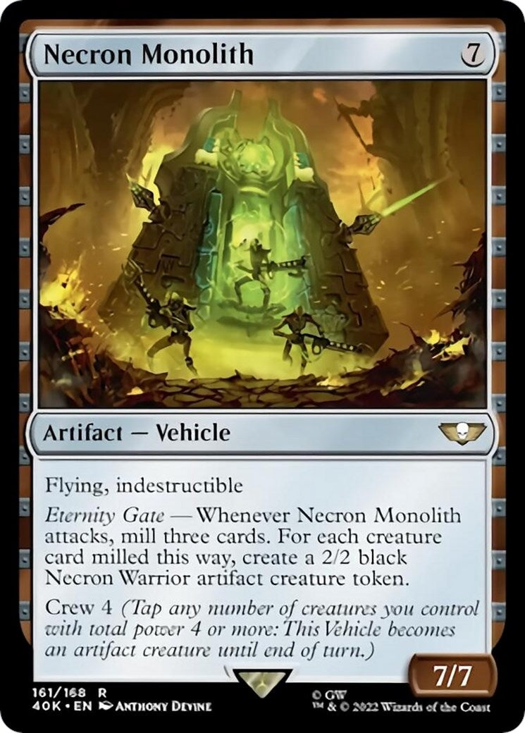 Image for Necron Monolith (161) (Universes Beyond: Warhammer 40,000) - Magic: The Gathering