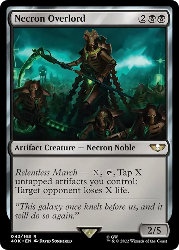 Image for Necron Overlord (43) (Universes Beyond: Warhammer 40,000) - Magic: The Gathering