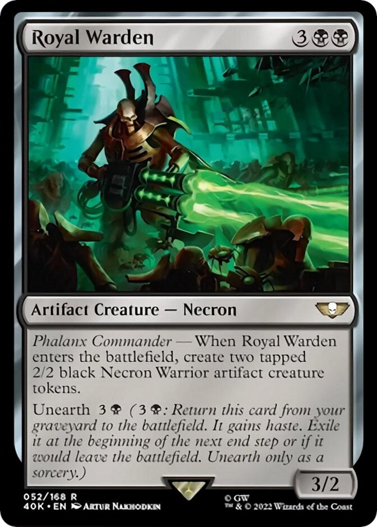Image for Royal Warden (52) (Universes Beyond: Warhammer 40,000) - Magic: The Gathering