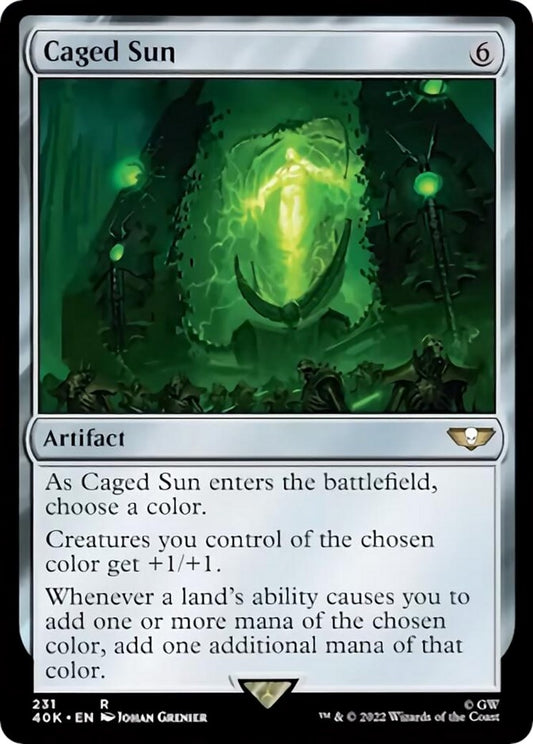 Image for Caged Sun (231) (Universes Beyond: Warhammer 40,000) - Magic: The Gathering