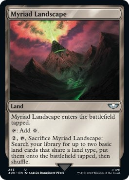 Image for Myriad Landscape (Surge Foil) (285) (Universes Beyond: Warhammer 40,000) - Magic: The Gathering