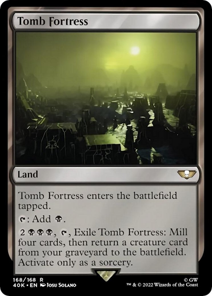 Image for Tomb Fortress (Surge Foil) (168) (Universes Beyond: Warhammer 40,000) - Magic: The Gathering