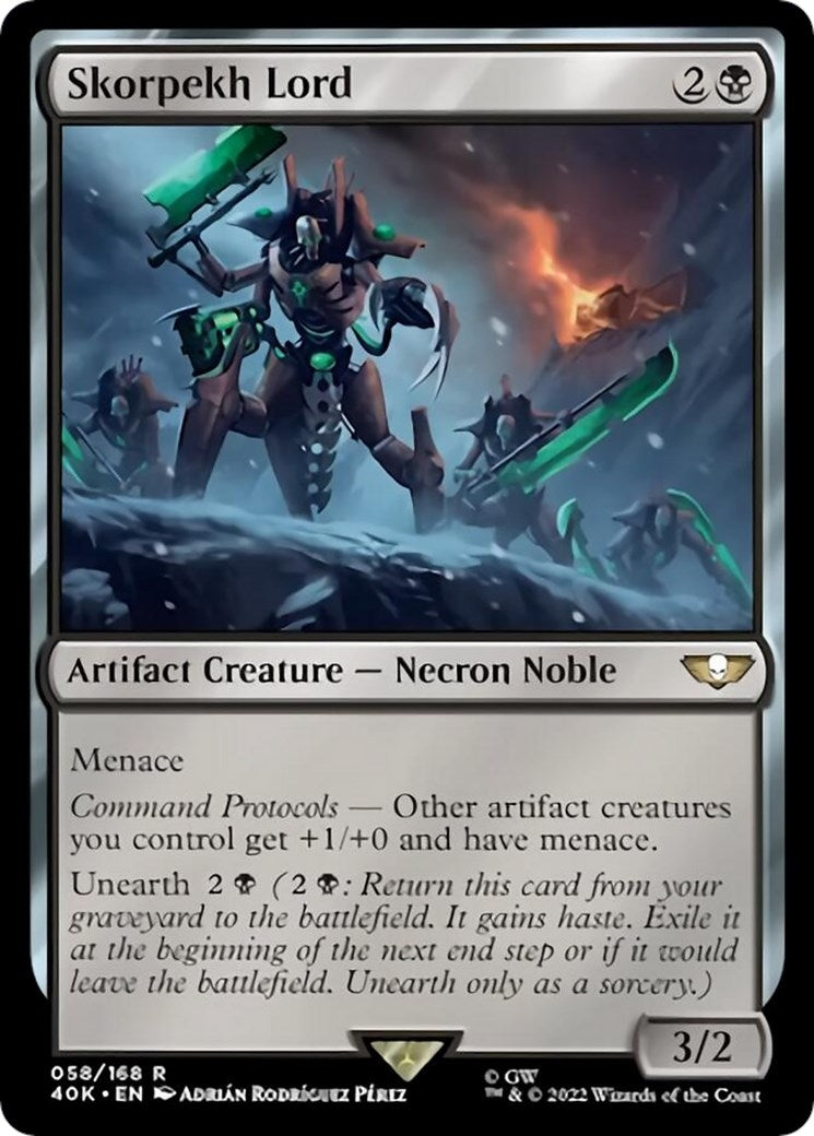 Image for Skorpekh Lord (Surge Foil) (58) (Universes Beyond: Warhammer 40,000) - Magic: The Gathering