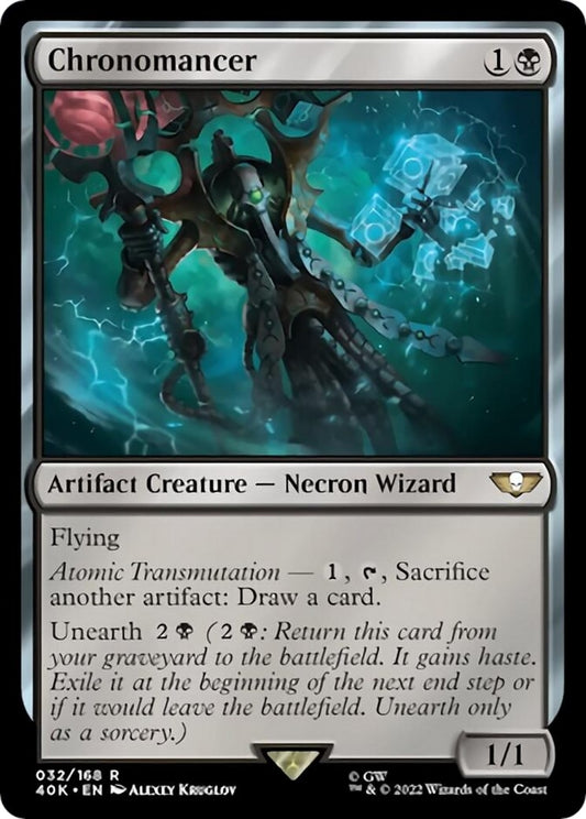 Image for Chronomancer (Surge Foil) (32) (Universes Beyond: Warhammer 40,000) - Magic: The Gathering