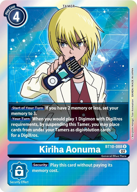 Image for Kiriha Aonuma (BT10-088 R) (Xros Encounter) - Digimon Card Game