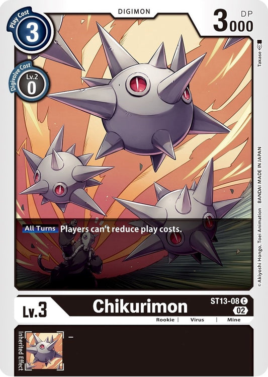 Image for Chikurimon (ST13-08 C) (Starter Deck 13: Ragnaloardmon) - Digimon Card Game