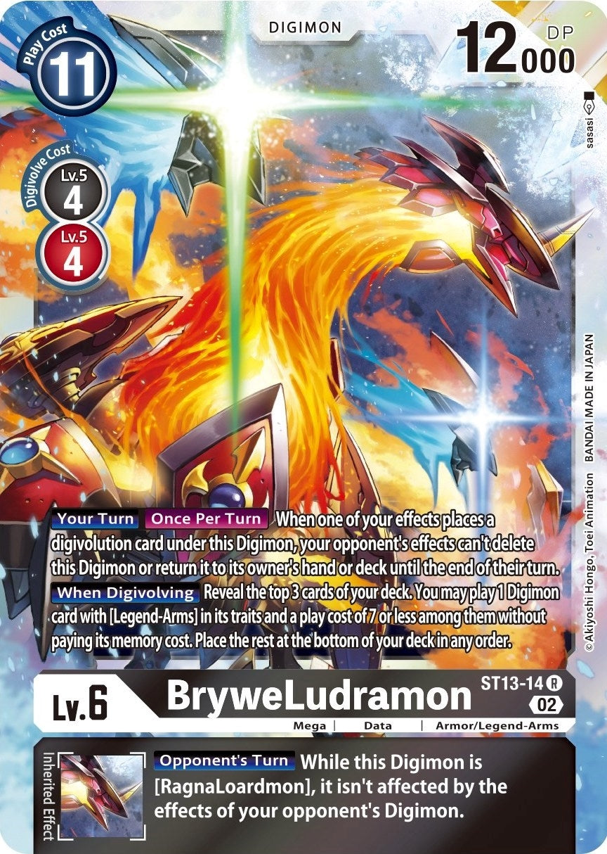 Image for BryweLudramon (ST13-14 R) (Starter Deck 13: Ragnaloardmon) - Digimon Card Game
