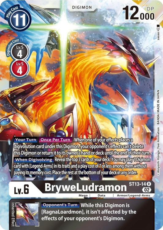 Image for BryweLudramon (ST13-14 R) (Starter Deck 13: Ragnaloardmon) - Digimon Card Game