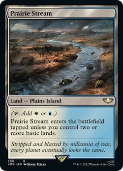 Image for Prairie Stream (290) (Universes Beyond: Warhammer 40,000) - Magic: The Gathering
