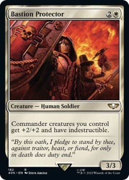 Image for Bastion Protector (182) (Universes Beyond: Warhammer 40,000) - Magic: The Gathering