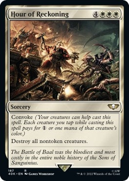 Image for Hour of Reckoning (187) (Universes Beyond: Warhammer 40,000) - Magic: The Gathering