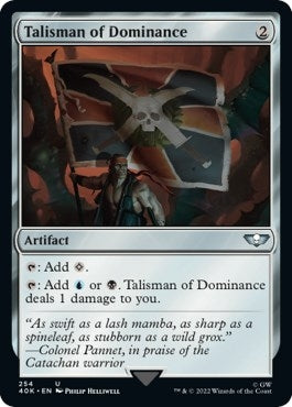 Image for Talisman of Dominance (254) (254) (Universes Beyond: Warhammer 40,000) - Magic: The Gathering