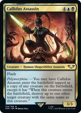 Image for Callidus Assassin (109) (Universes Beyond: Warhammer 40,000) - Magic: The Gathering