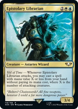 Image for Epistolary Librarian (118) (Universes Beyond: Warhammer 40,000) - Magic: The Gathering