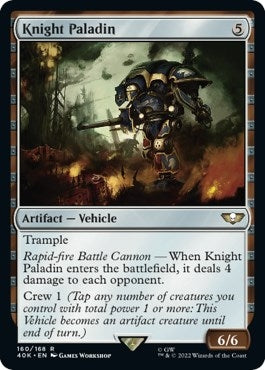 Image for Knight Paladin (160) (Universes Beyond: Warhammer 40,000) - Magic: The Gathering
