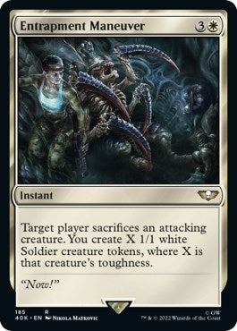Image for Entrapment Maneuver (Surge Foil) (185) (Universes Beyond: Warhammer 40,000) - Magic: The Gathering