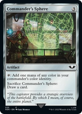 Image for Commander's Sphere (233) (Surge Foil) (233) (Universes Beyond: Warhammer 40,000) - Magic: The Gathering