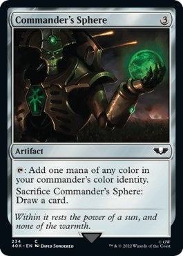 Image for Commander's Sphere (234) (Surge Foil) (234) (Universes Beyond: Warhammer 40,000) - Magic: The Gathering