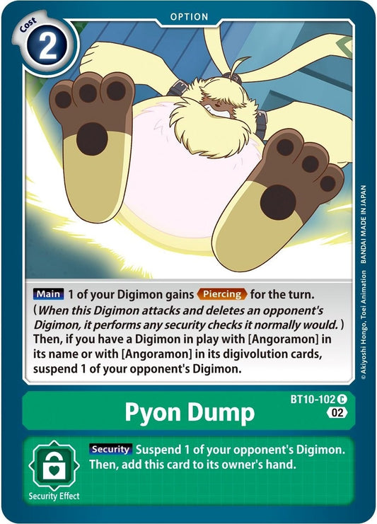 Image for Pyon Dump (BT10-102 C) (Xros Encounter) - Digimon Card Game