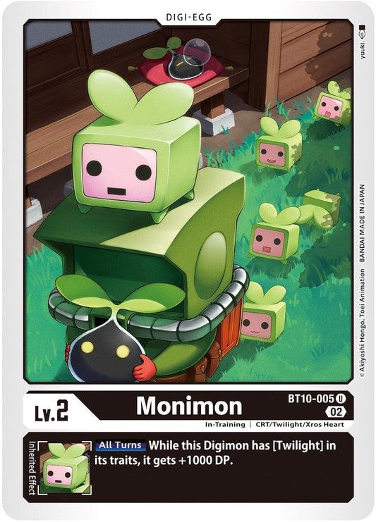 Image for Monimon (BT10-005 U) (Xros Encounter) - Digimon Card Game