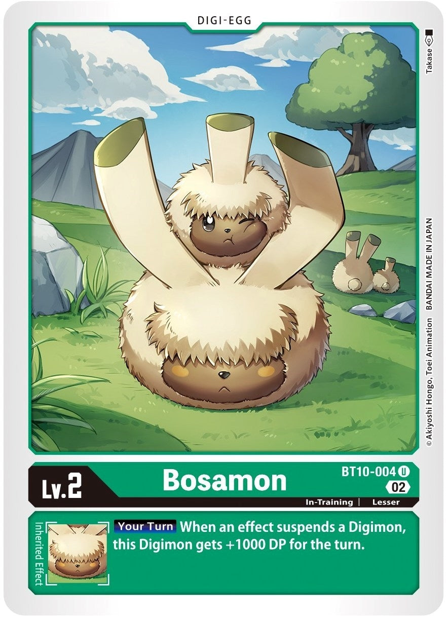 Image for Bosamon (BT10-004 U) (Xros Encounter) - Digimon Card Game