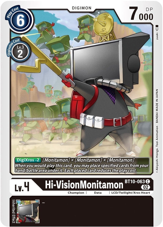 Image for Hi-VisionMonitamon (BT10-063 C) (Xros Encounter) - Digimon Card Game