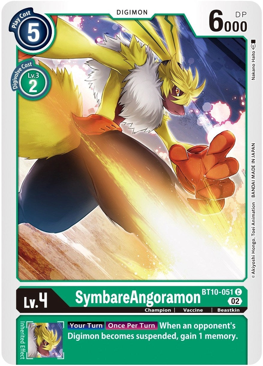 Image for SymbareAngoramon (BT10-051 C) (Xros Encounter) - Digimon Card Game
