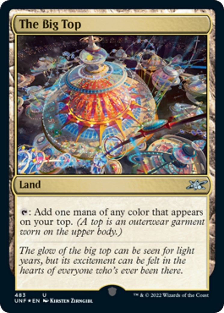 Image for The Big Top (Galaxy Foil) (483) (Unfinity) - Magic: The Gathering