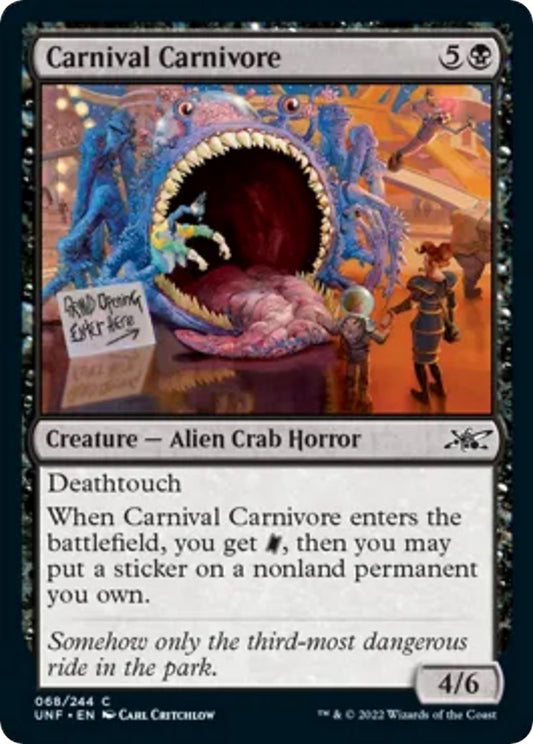Image for Carnival Carnivore (68) (Unfinity) - Magic: The Gathering