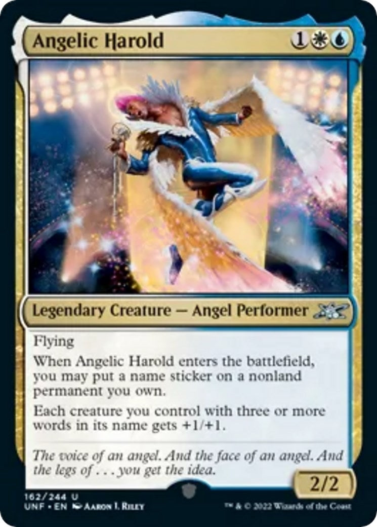 Image for Angelic Harold (162) (Unfinity) - Magic: The Gathering