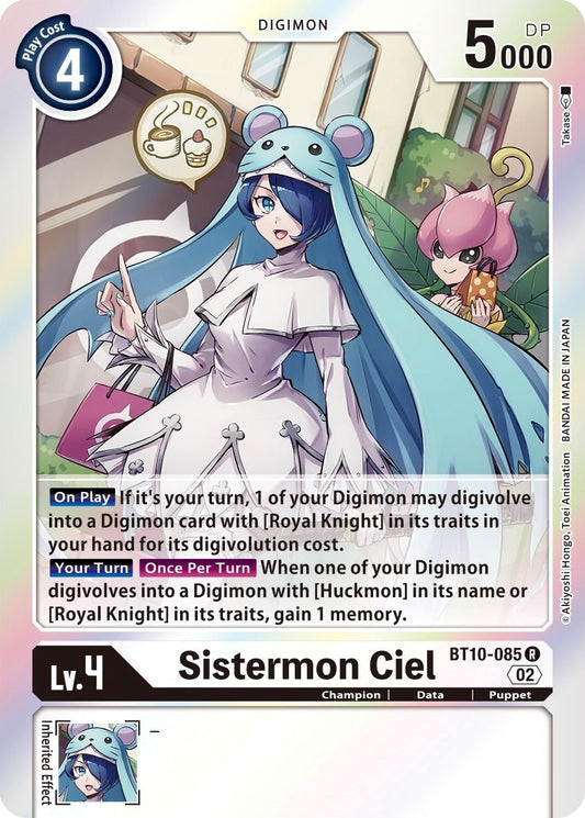 Image for Sistermon Ciel (BT10-085 R) (Xros Encounter) - Digimon Card Game