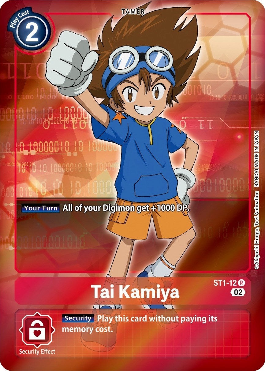 Image for Tai Kamiya (Alternate Art) (ST1-12 R) (Starter Deck 12: Jesmon) - Digimon Card Game