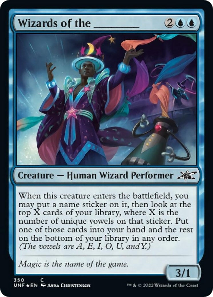 Image for Wizards of the _______ (64) (Unfinity) - Magic: The Gathering