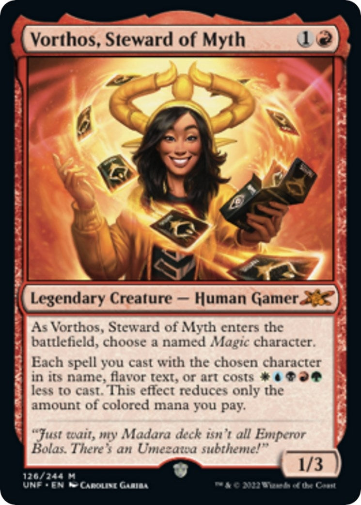 Image for Vorthos, Steward of Myth (126) (Unfinity) - Magic: The Gathering