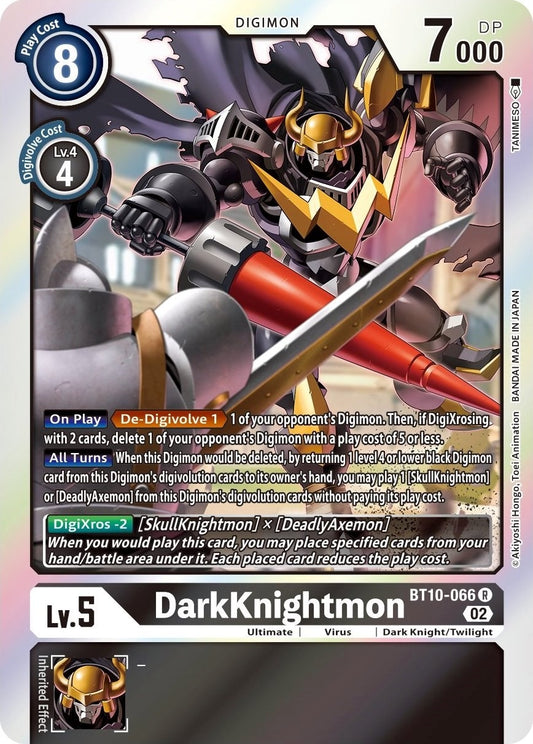 Image for DarkKnightmon (BT10-066 R) (Xros Encounter) - Digimon Card Game
