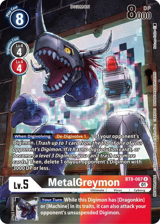 Image for MetalGreymon (25th Special Memorial Pack) (BT8-067 R) (New Awakening) - Digimon Card Game