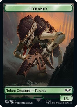 Image for Tyranid (017) // Tyranid (018) Double-Sided Token (Surge Foil) (17 // 18) (Universes Beyond: Warhammer 40,000) - Magic: The Gathering