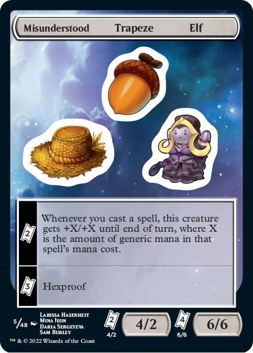 Image for Misunderstood Trapeze Elf (5) (Unfinity) - Magic: The Gathering