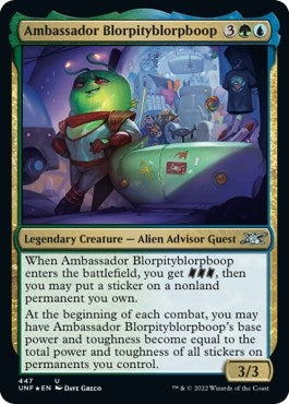 Image for Ambassador Blorpityblorpboop (Galaxy Foil) (447) (Unfinity) - Magic: The Gathering