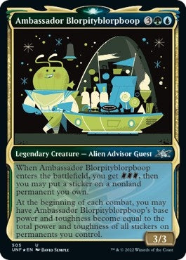Image for Ambassador Blorpityblorpboop (Showcase) (Galaxy Foil) (505) (Unfinity) - Magic: The Gathering
