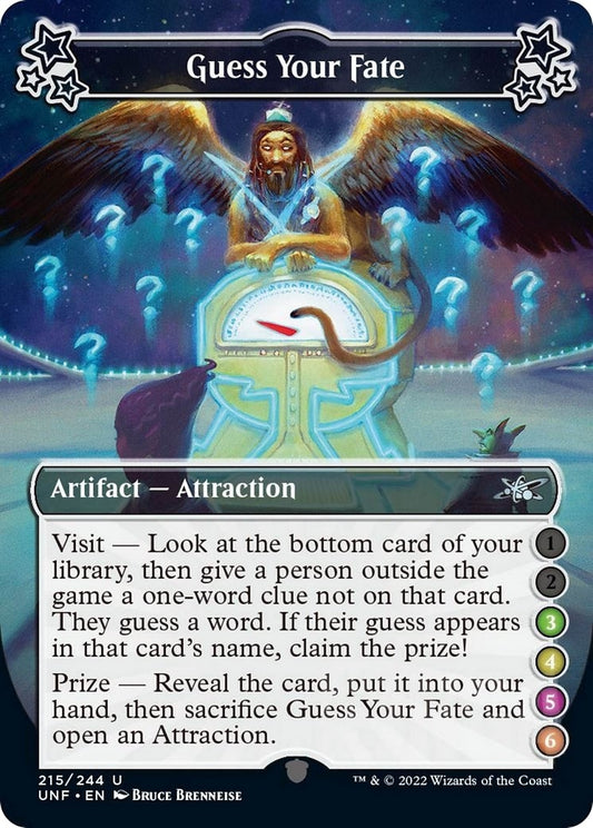 Image for Guess Your Fate (3-4-5-6) (215) (Unfinity) - Magic: The Gathering